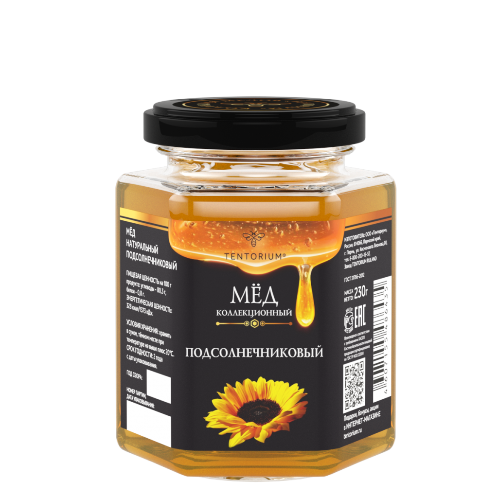 Мед подсолнечниковый